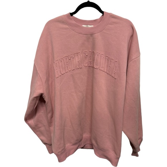 state of mine Tops - State of Mine North Carolina NC Pink Blush Viral Sweatshirt Size XXL Pullover